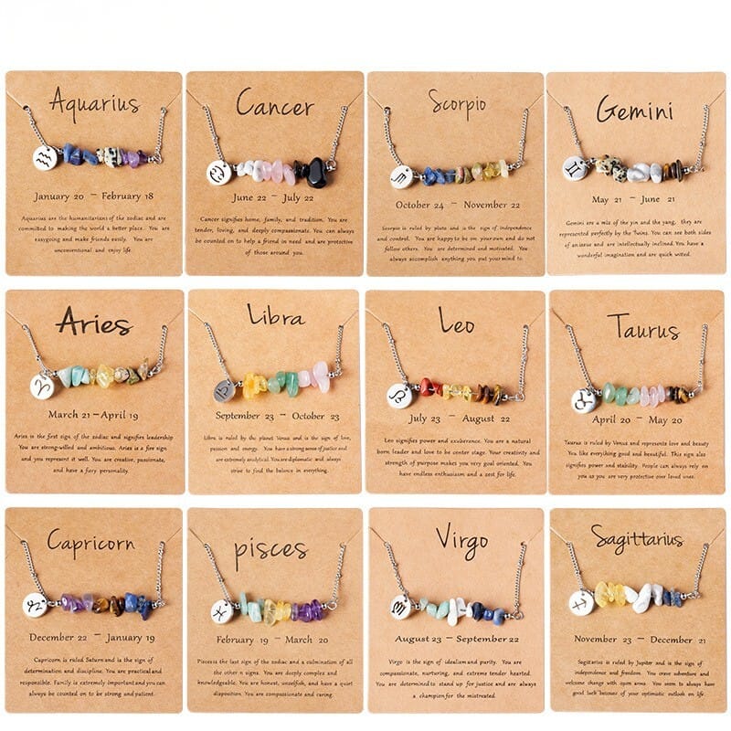 12星座守護水晶項鍊