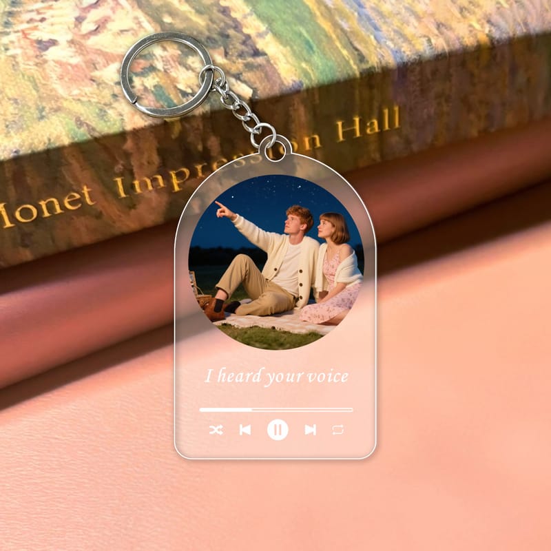 【客製化】專屬回憶鑰匙圈｜金牛座情人節禮物推薦