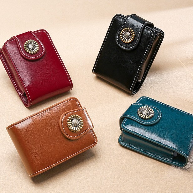 復古皮革口紅收納包｜處女座情人節禮物推薦