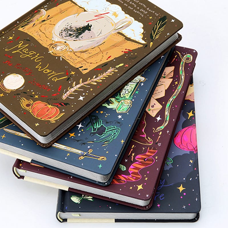 魔法書筆記本｜精裝手帳｜水瓶座情人節禮物推薦