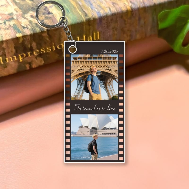 母親節禮物排行Top6：【客製化】底片鑰匙圈｜照片訂製（點我看禮物）